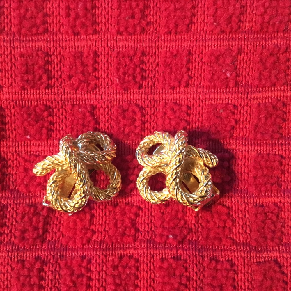 Christian Dior clip-on earrings